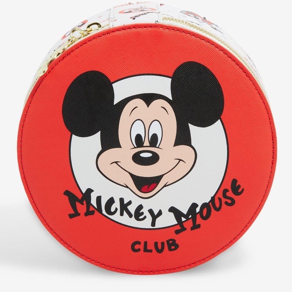 Hot Topic Handbags - Disney 100 Mickey Mouse Clue Makeup Bag Hot Topic Disneyland